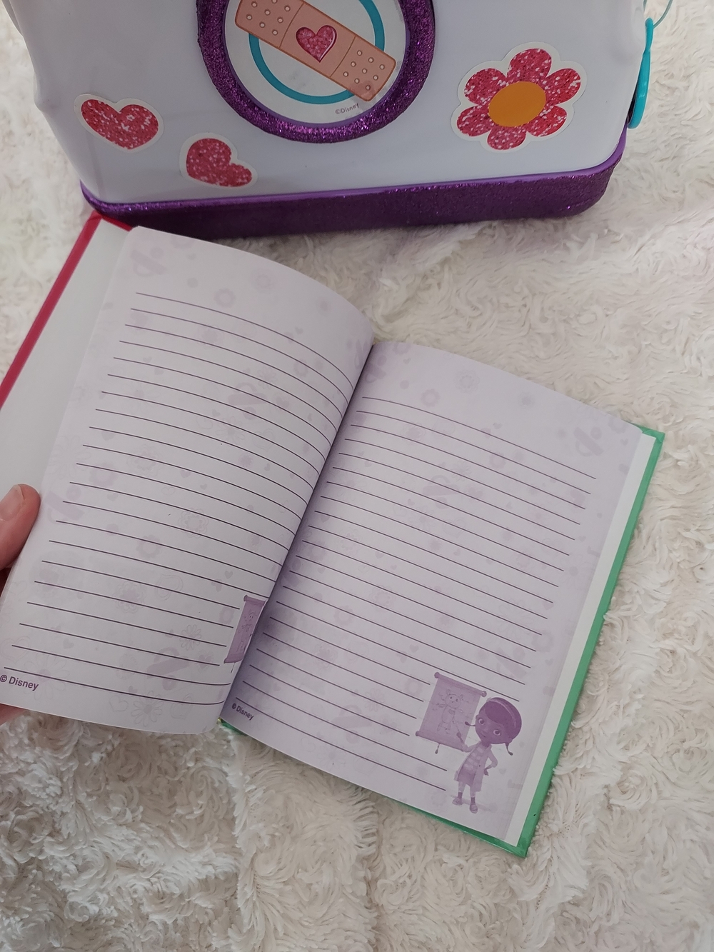 Disney Doc McStuffins Lab Coat Bag Stethoscope & Prescription Notebook Playset - Picture 8 of 14